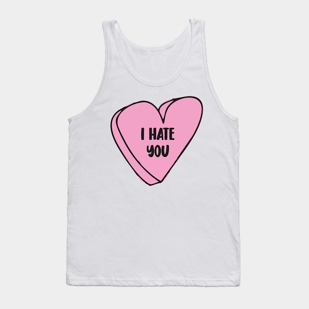 i hate you emoji Tank Top by Vortex.Merch